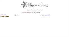 Desktop Screenshot of hypermaths.org